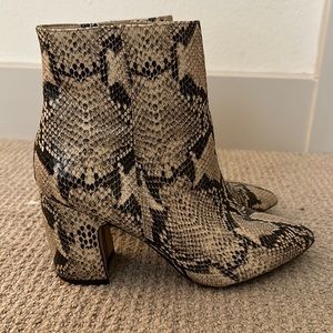 Sam Edelman snake skin Booties